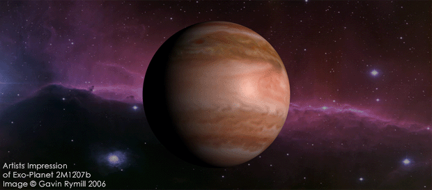 Gas Giant Exoplanet 2M1207b
