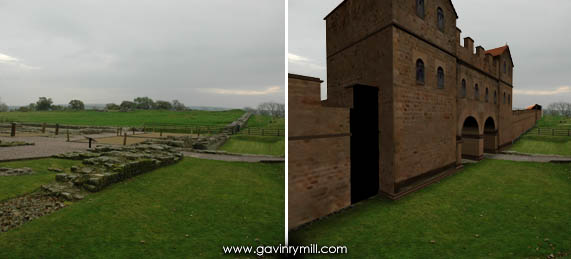 West Gate of Birdoswald Banna Fort on Hadrian's Wall